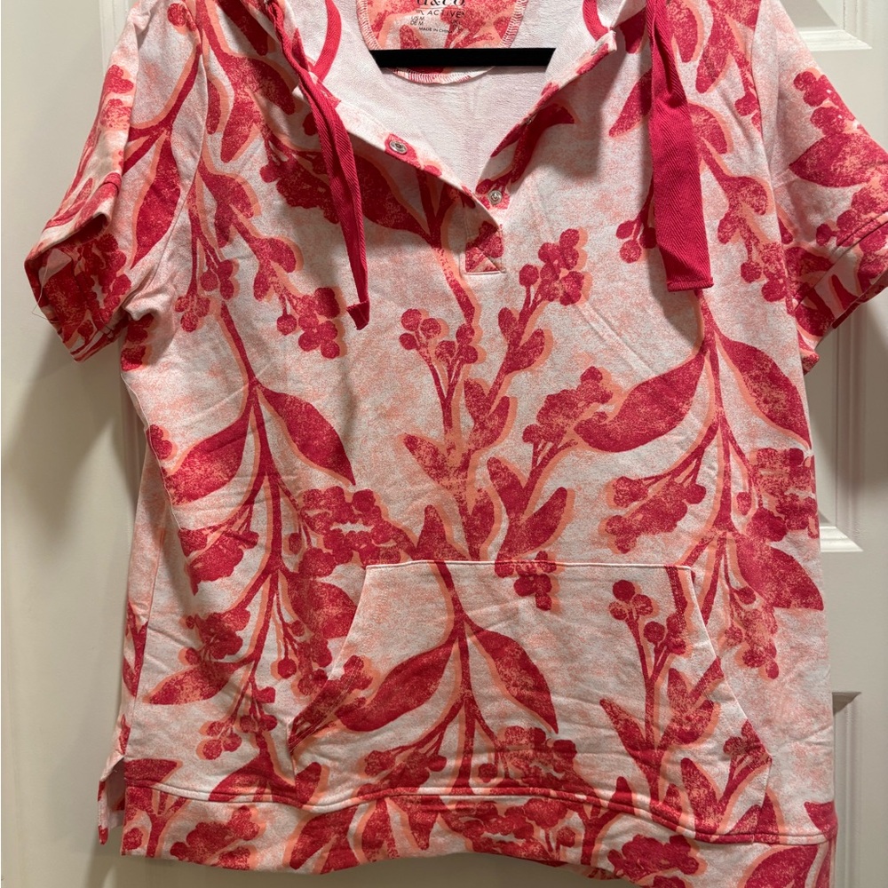 Floral Pink Women's Hoodie